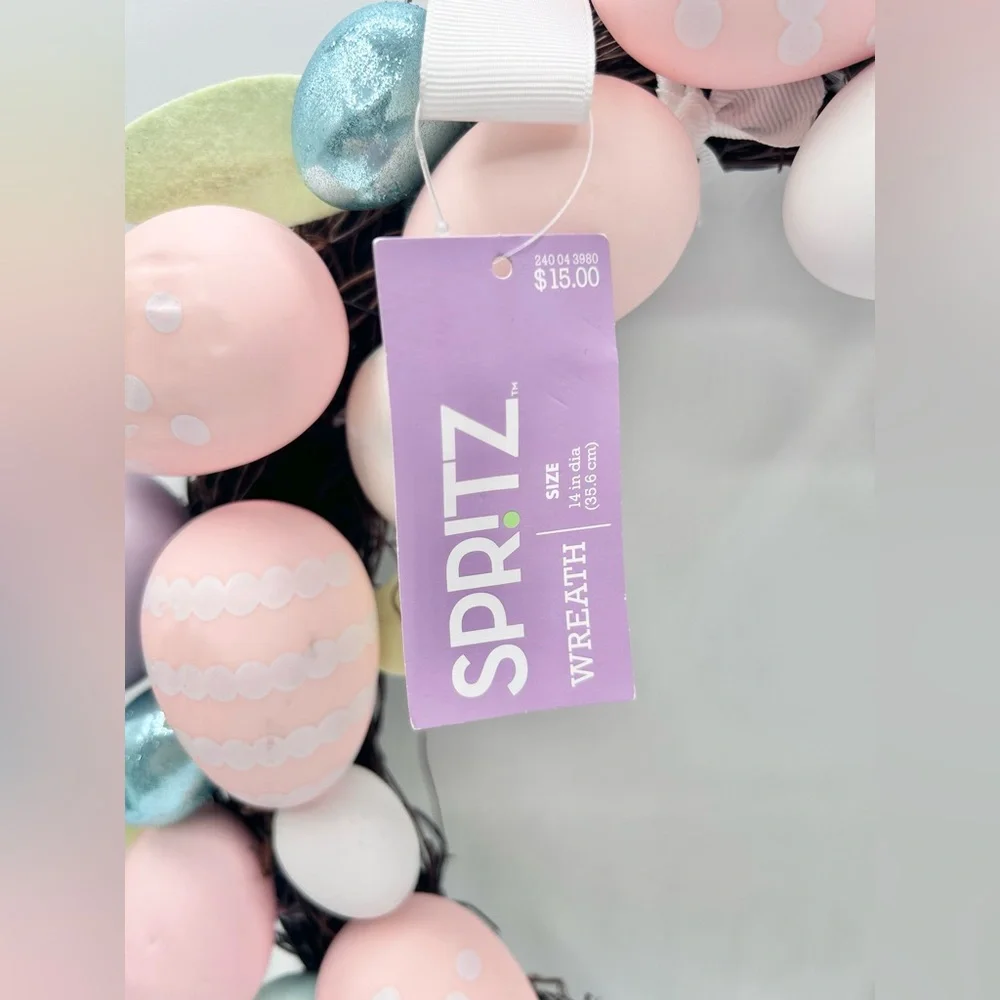 Target Spritz Easter Egg Wreath Spring Garden Wall Farmhouse 14